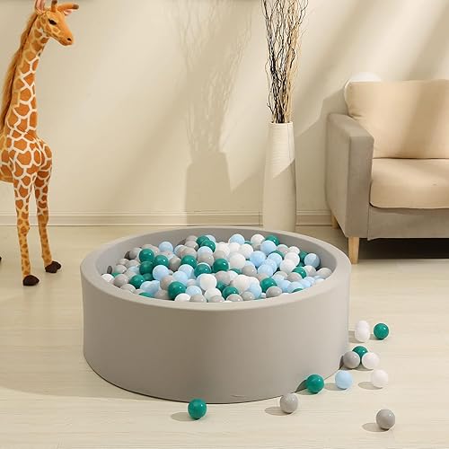 Miniatura 85 de GOGOSO Pelotas para niños pequeños, paquete de 50, 100, 200 bolas de plástico, sin ftalatos, sin BPA, no tóxicas, de 2.2 pulgadas, a prueba