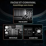 Gigabyte B550 EAGLE WIFI6 Motherboard - AMD Ryzen 5000 G-Series CPUs, 10+3+1 Phases VRM, up to 3200MHz DDR4, 1xPCIe 4.0 + 1xPCIe 3.0 M.2, 1GbE LAN, WIFI 6, USB 3.2 Gen 2 - 7