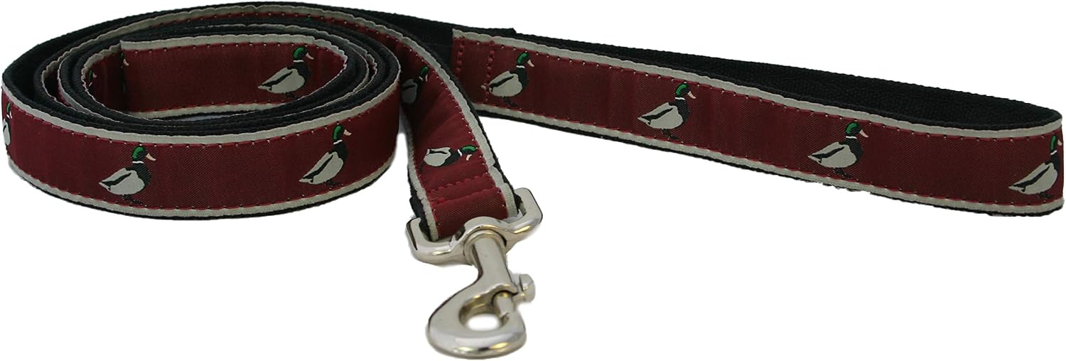 Hunting and Fishing Dog Leash Mallard and Fly (Crimson Mallard)