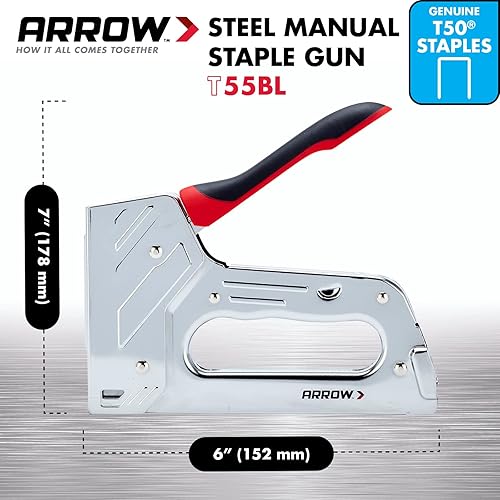 Miniatura 3 de Arrow T55BL Cromado GP Grapadora