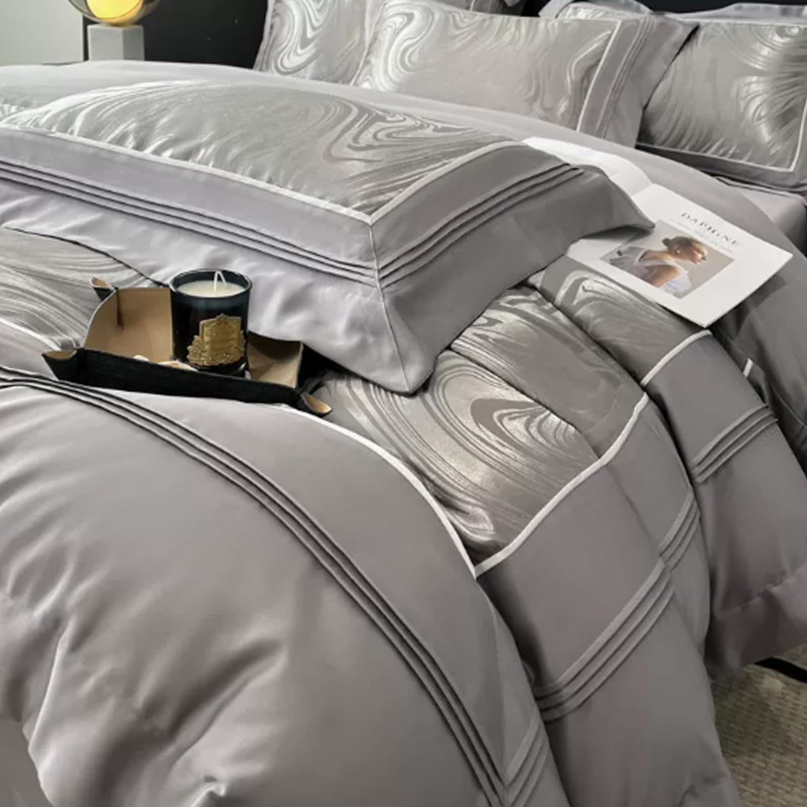 Ropa de cama universal jacquard para vestir tu cama de matrimonio las cuatro estaciones