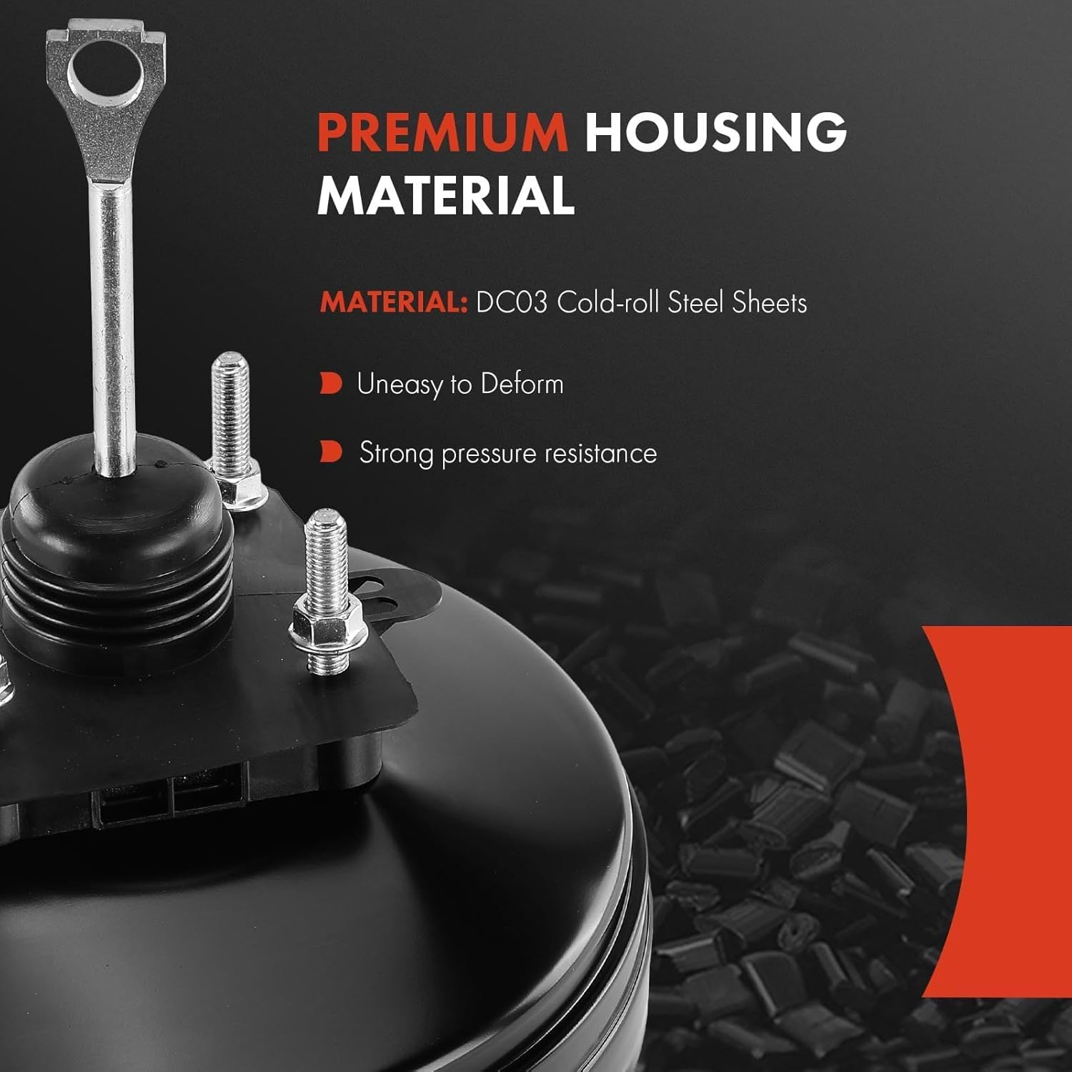 A-Premium Vacuum Brake Booster With Sensor Compatible with Chevrolet Silverado 1500, Suburban 1500/2500, Tahoe, Avalanche & GMC Sierra 1500, Yukon XL 1500/2500 & Cadillac Escalade ESV/EXT, 2008