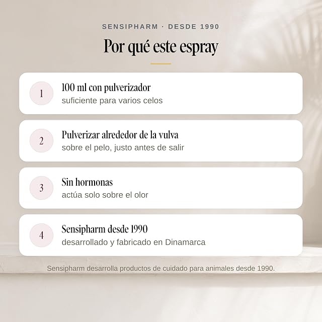 Foto 5 de 7 de Sensipharm® Spray Anti Flirt Perra - Enmascara el Olor del Celo, 100 ml