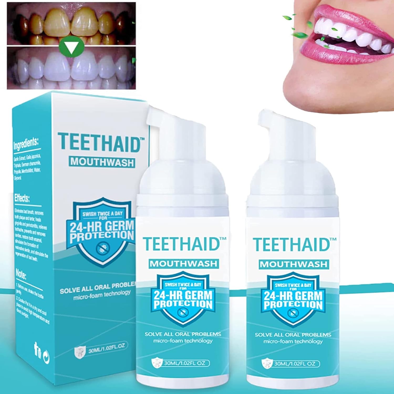 Teethaid Mouthwash 24h,Teethaid Mouth Wash, Teethaid Mundspulung