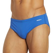 Sporti Mens Swim Briefs with Hydrolast Tech - Bathing Suit for Swimmer - Mens Athletic Swimwear Briefs for Lap Swimming