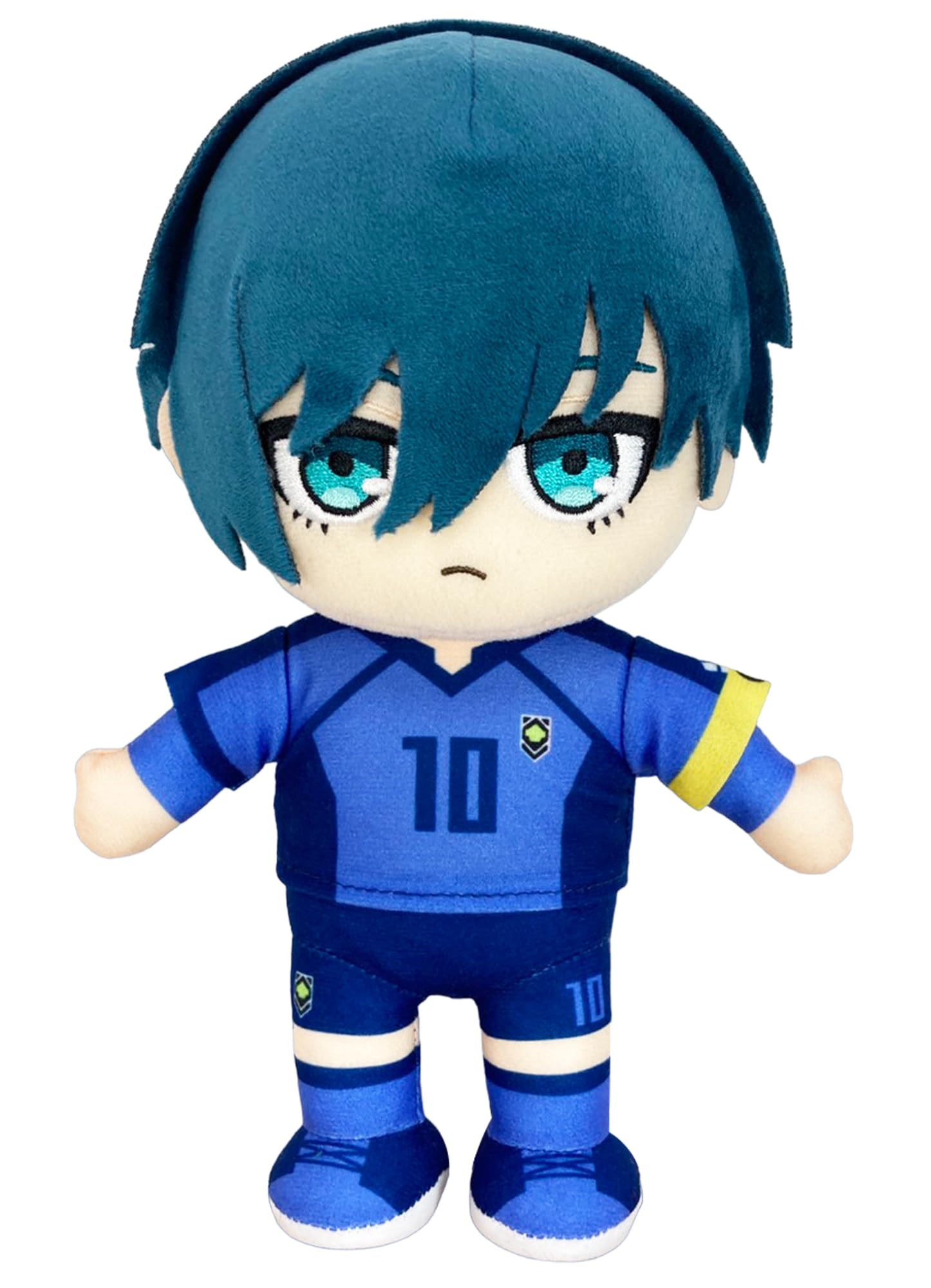 Great Eastern Entertainment Blue Lock (Comic) - Rin Itoshi #10 Jersey Plush 8" H