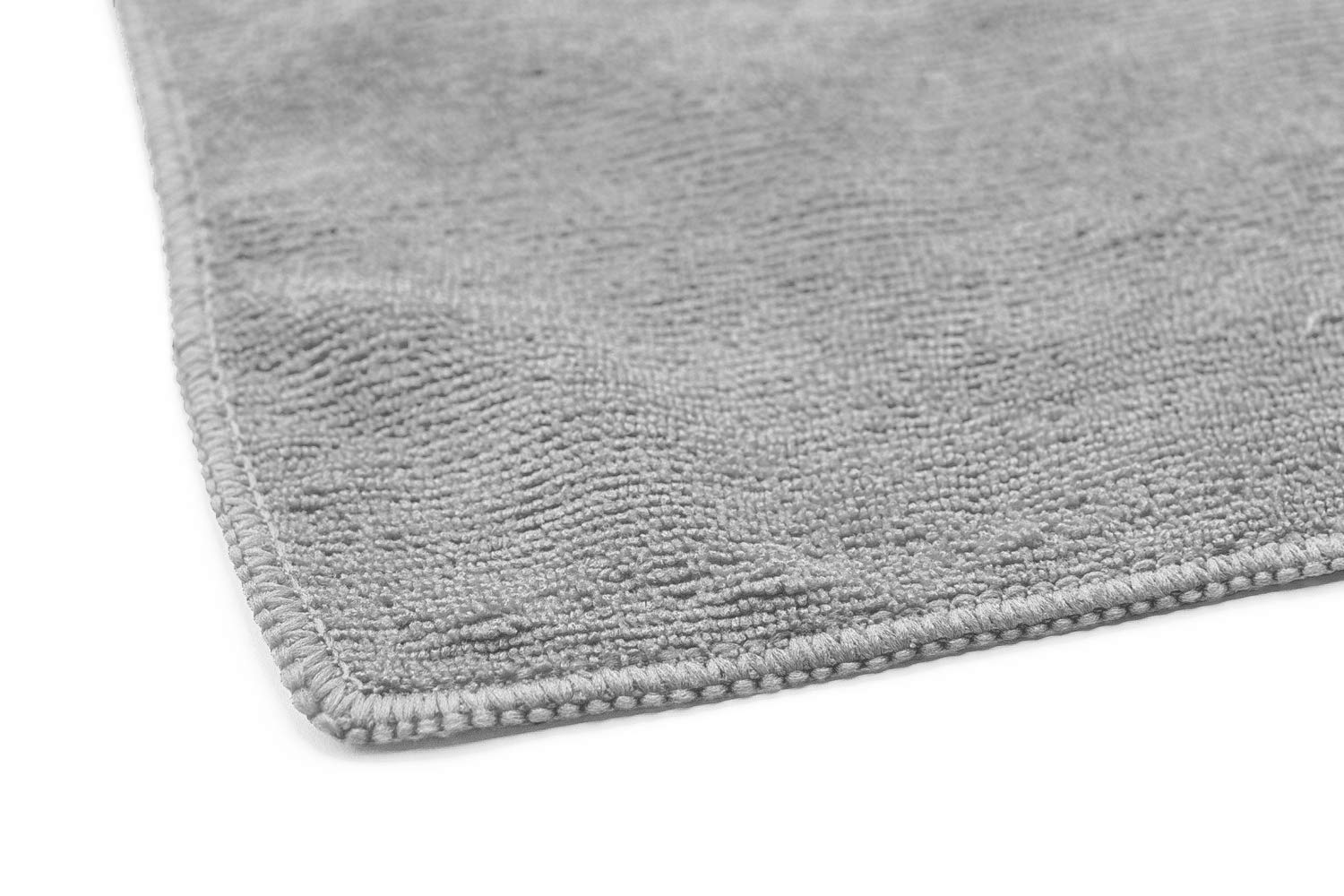 The Rag Company - Asciugamano da spa e yoga - Palestra, esercizio, fitness, sport, ultra morbido, super assorbente, in microfibra di alta qualità, 365 g/m², 40,6 x 68,6 cm, bianco + grigio ghiaccio +