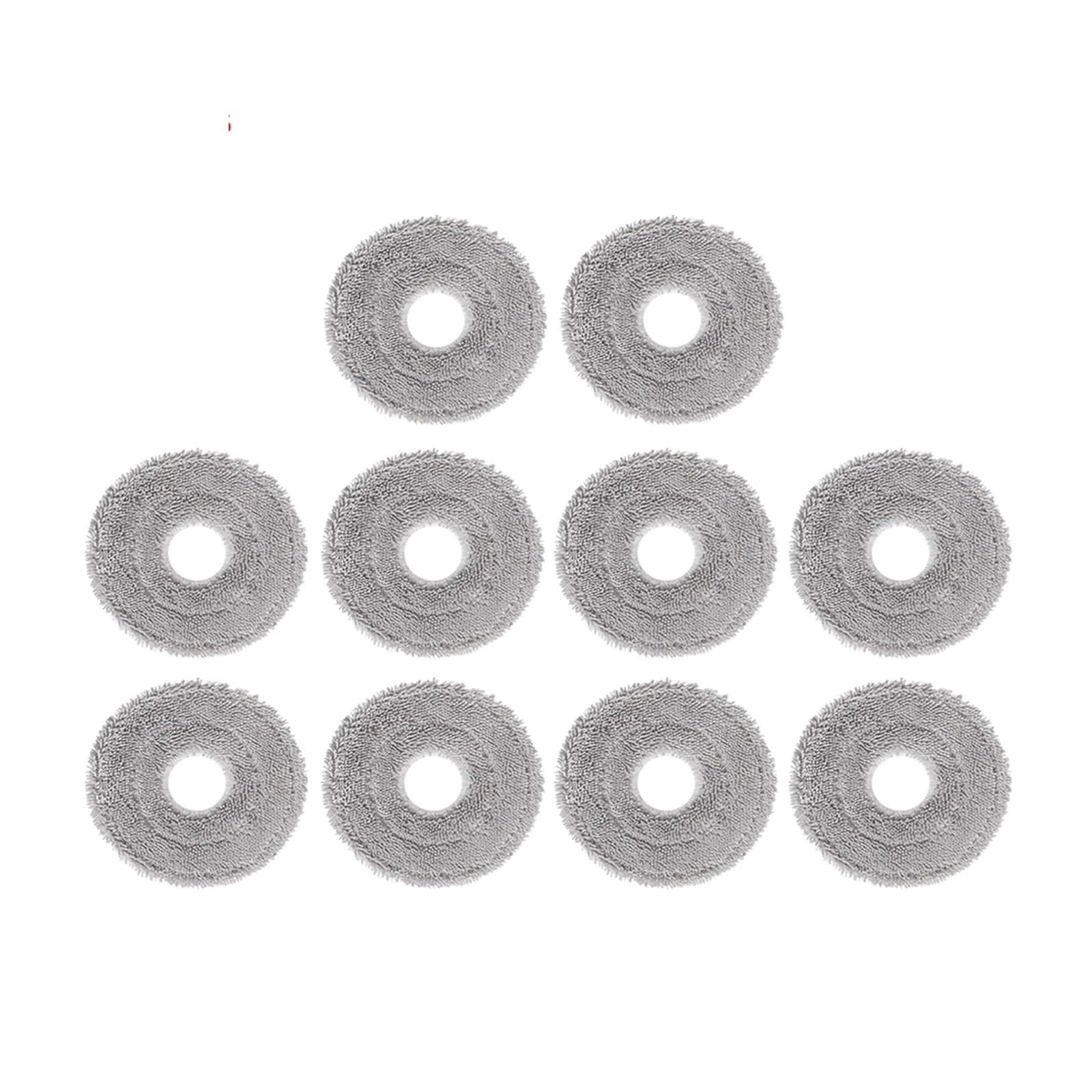 VIXWDRUTY Mop Cloths，Compatible For Xiaomi，M30S S20+B108GL M30Pro M40 D110CN M40S OV31CN OV31GL OV42CN OV21GX10 Plus Robot Vacuum(10pcs)