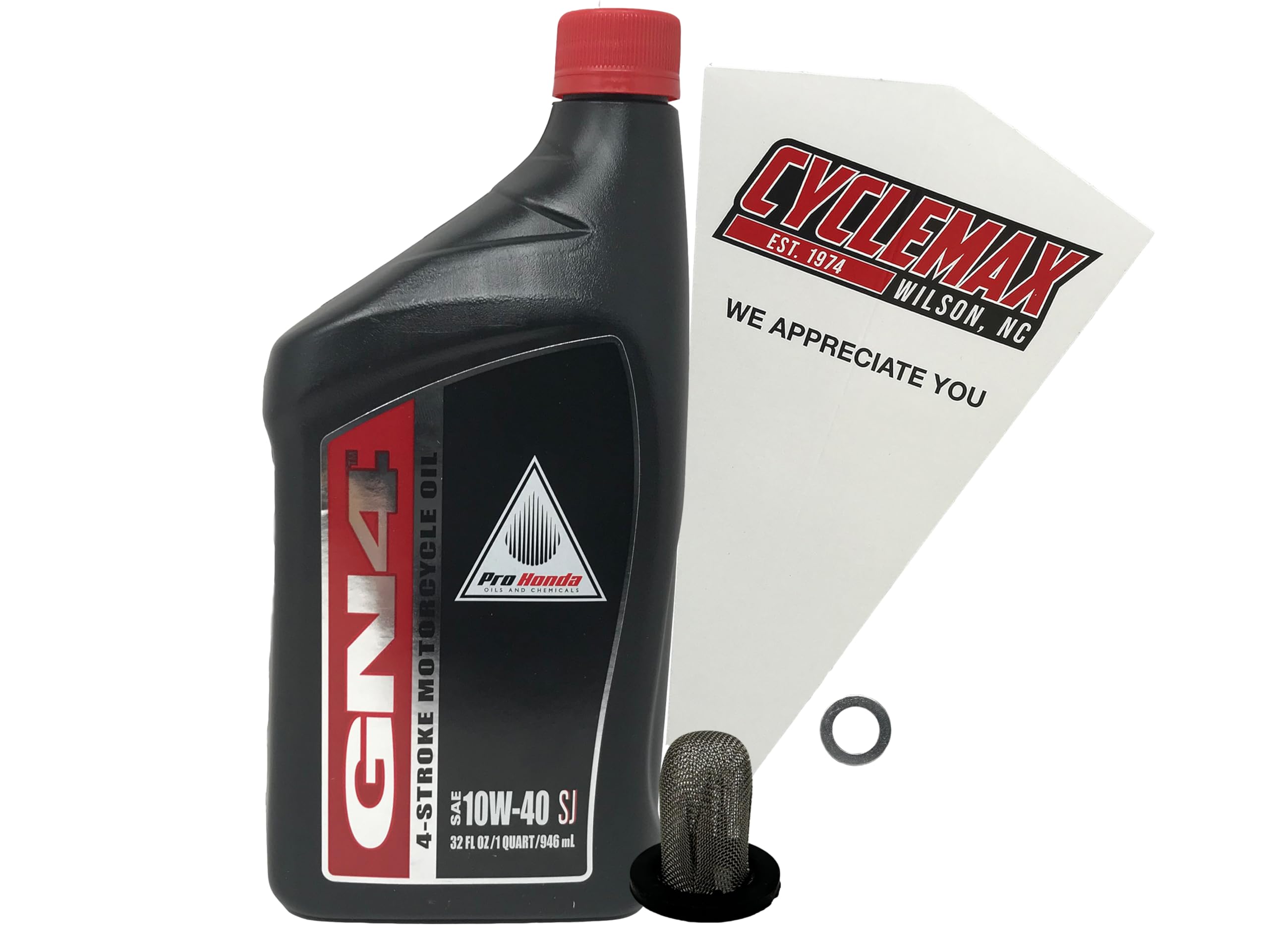 Amazon.com: CYCLEMAX Standard 10W-40 Oil Change Kit Compatible