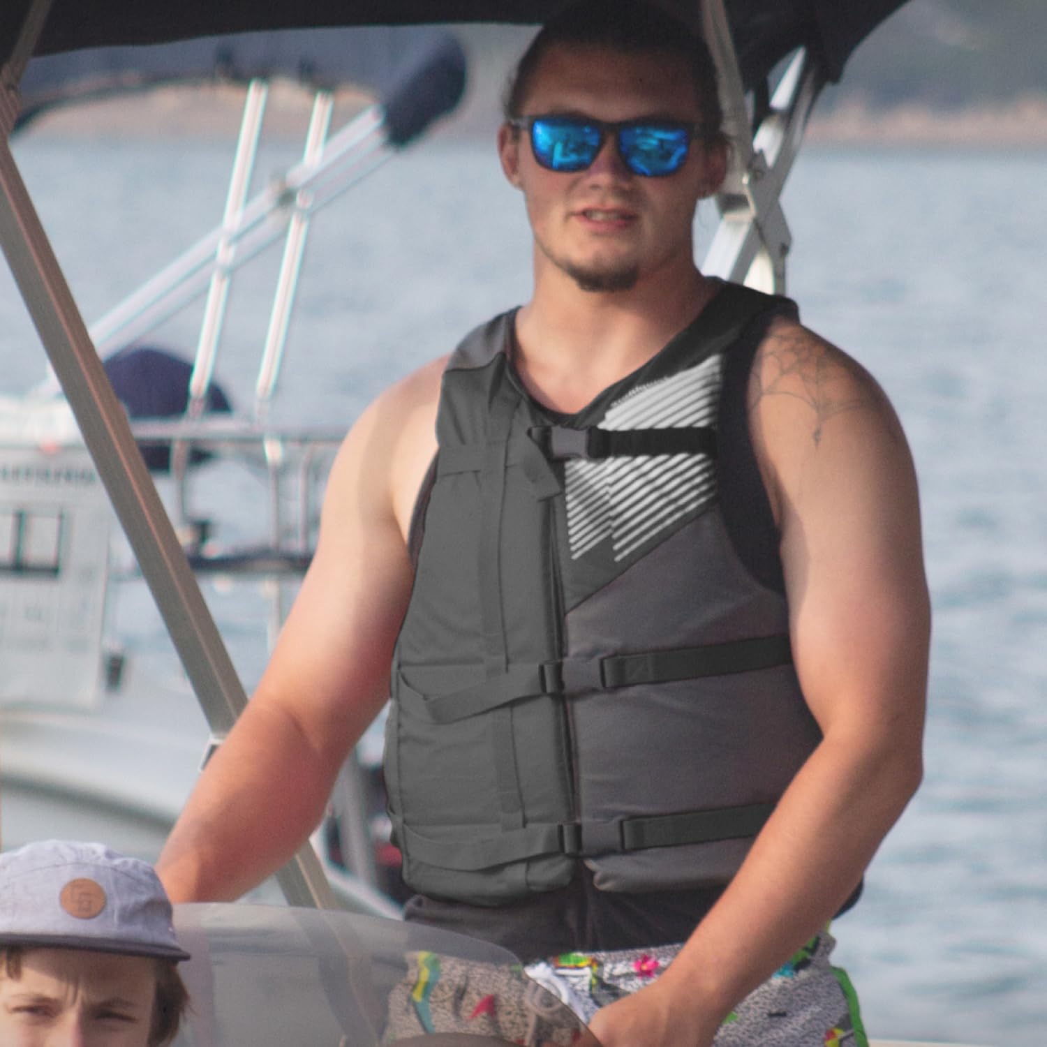 Stohlquist Fit Unisex Erwachsene Schwimmweste PFD - Coast Guard genehmigt, leicht verstellbar für volle Mobilität, leicht, PVC-frei | Universal und Übergröße