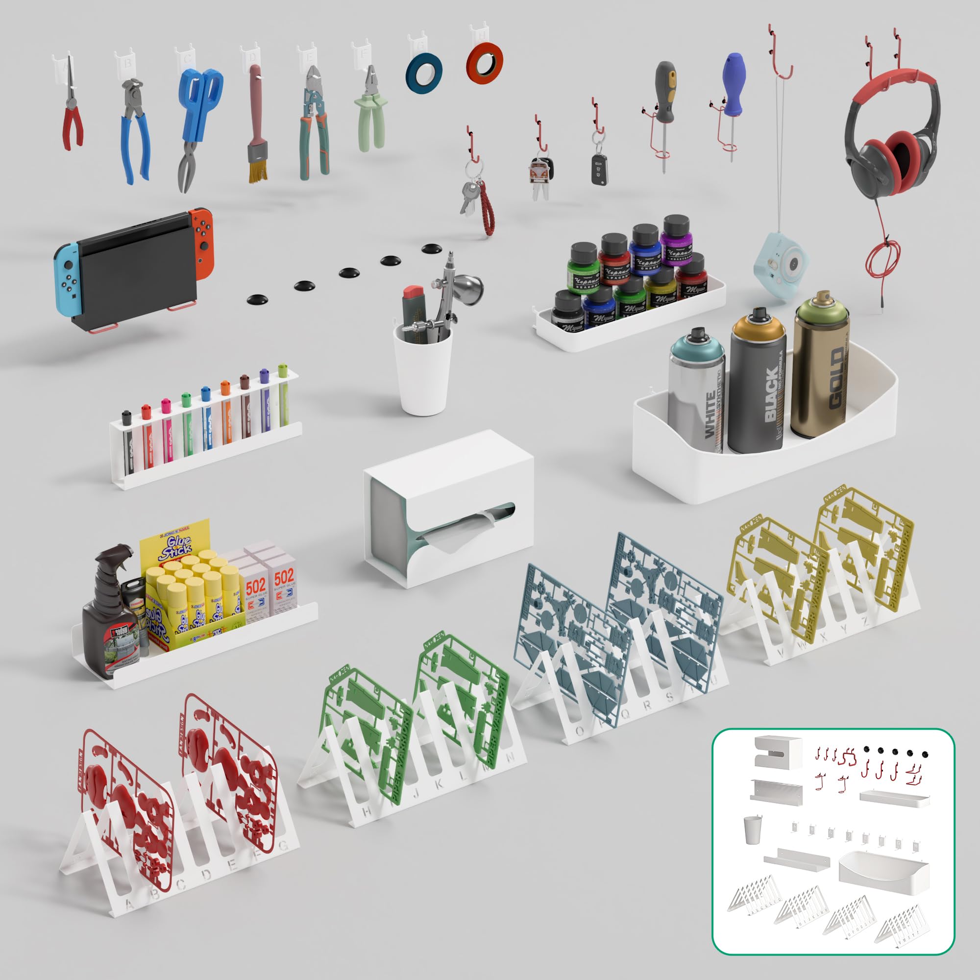 Amazon.com: JWX DIY Model Kits, Figure Model Kits, 26-Slot