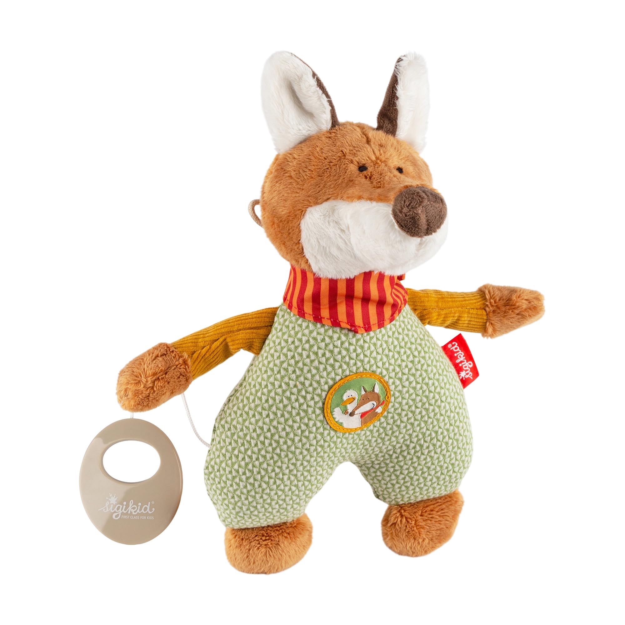 sigikid Boîte à musique avec mélodie de souhaits - Cadeau de naissance ou de baptême - Aide à l'endormissement pour bébé dès la naissance - Doudou - Jouet pour bébé