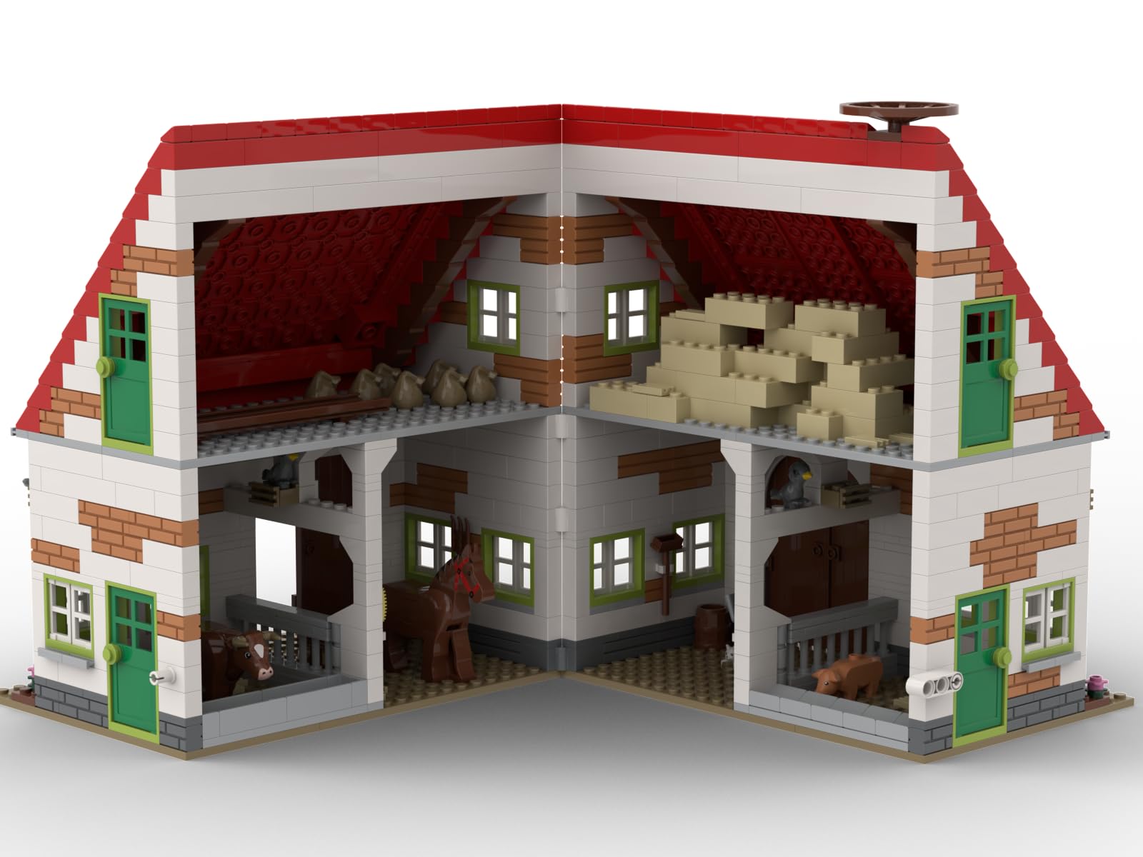 KIDDICRAFT KC1108 stajnia - klocki zaciskowe