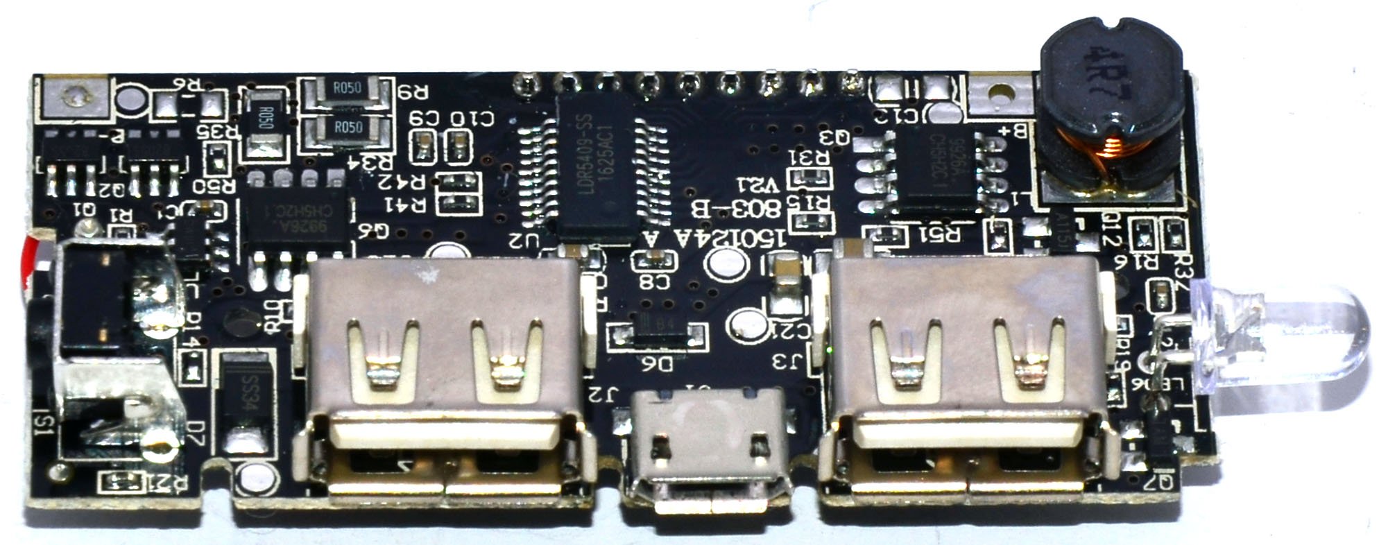 MA USB Dual USB 5V 1A 2.1A Mobile Power Bank PCB18650 Battery Charger PCB Power Module Accessories for Phone DIY Module-image-27