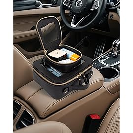 LETGO Clear Makeup Bags Set - TSA Approved Toiletry Bag with Handle Large Opening, Clear Toiletry Bags Case Pouch for Traveling Travel Car Orangizer Storage Essentials (Mini+Large Black)