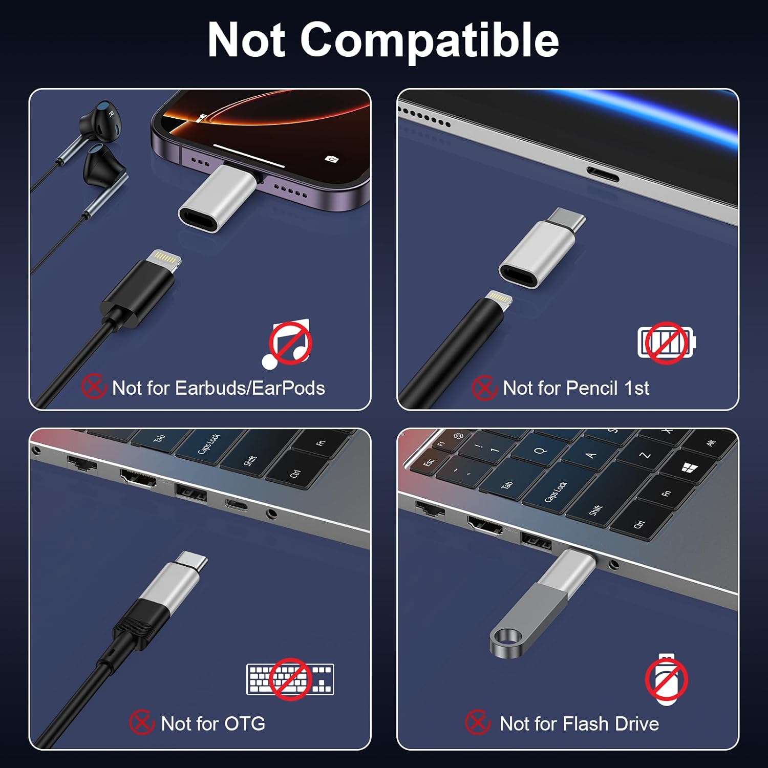 for Lightning Female to USB C Male Adapter Compatible for iPhone 17 Air 17 Pro Max 16e 16 Plus 15,3 Pack Type C Charger Connector Adaptor for Samsung Galaxy S26/S26 Ultra/S26+ S25(Not for Audio/OTG)