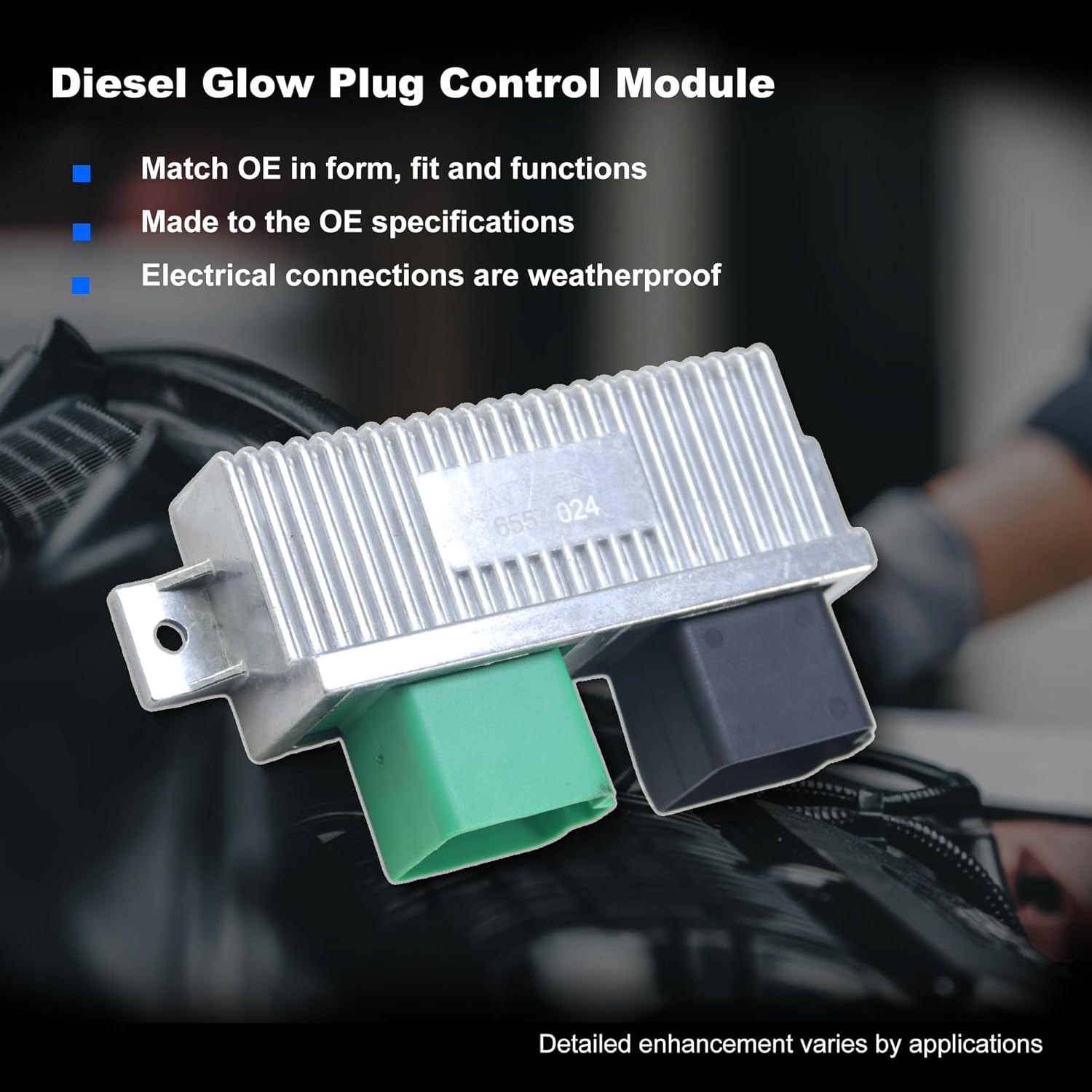 AITKEN Glow Plug Control Module (GPCM) Compatible with Ford E-Series E-350 E-450 F-Series Super Duty 1999-2010 OEM# YC3Z12B533AA,1828565C1.