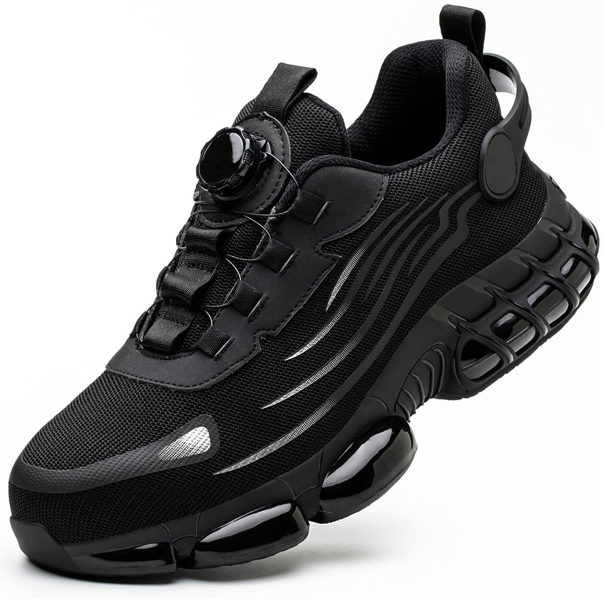 Steel Toe for Men Work Sneakers Industrial & Construction Work Safety Shoes Puncture-Resistant Non-Slip Waterproof Lightweight Comfortable