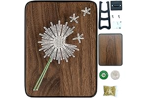 DIY String Art Kit for Beginners: Dandelion Design, Unique Handmade Gift, Creative Craft Activity