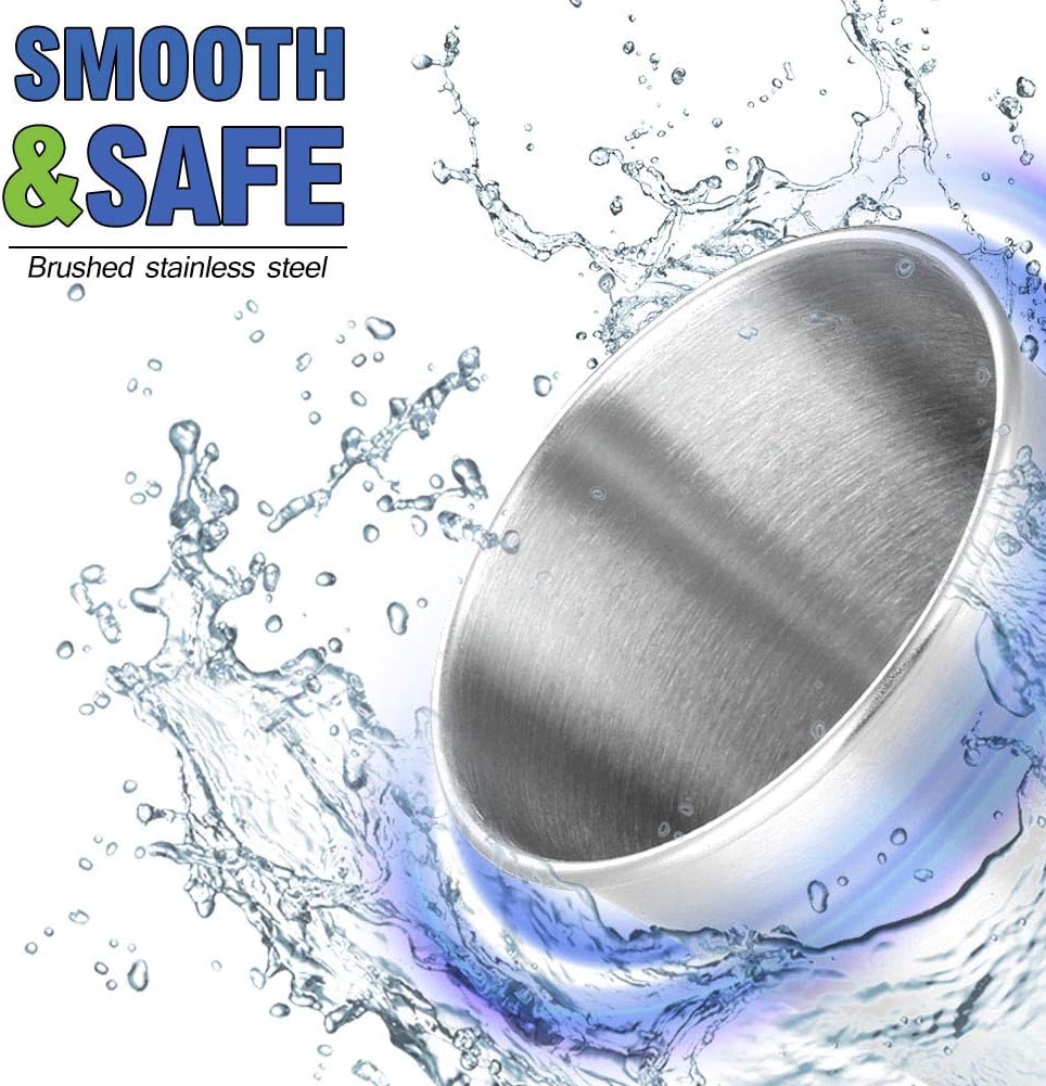 Kids Stainless Steel Cups, Kids Metal Drinking Glasses with Lids, Stainless Steel Straws and Sleeves, 12oz Reusable Water Tumbler for Children and Adults, Apply to Indoor and Outdoor