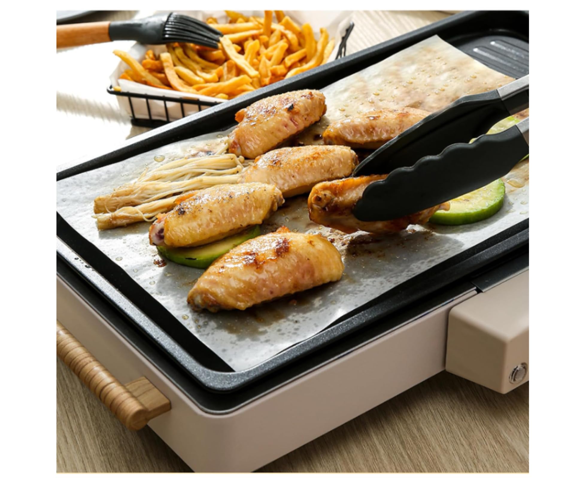 バーベキュー・調理用品 botanical 楽天市場】焼き網 調理用品 焼肉 魚焼き 網 グリルヘルパー 挟み