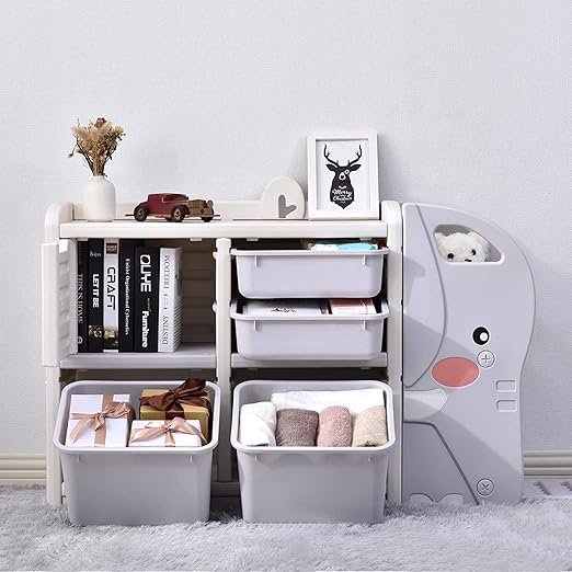 半額 収納ラックおもちゃ収納ボックス付きおもちゃ収納子供おもちゃ収納棚幼稚園プラスチック 子供部屋家具