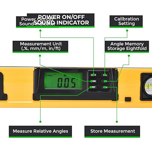 Nivel Digital Inteligente TOOLZILLA Elite 24 Pulgadas - Resistente IP54 miniatura 5