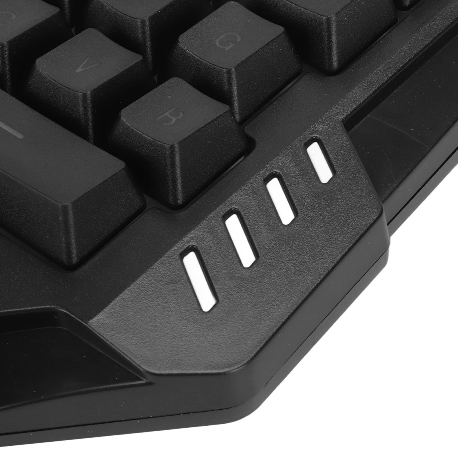 Tastiera da Gioco a Una Mano, Retroilluminazione RGB, 35 Tasti Ergonomici Mini Tastiera Meccanica, Keypad Portatile per FPS MMORPG, Cablata