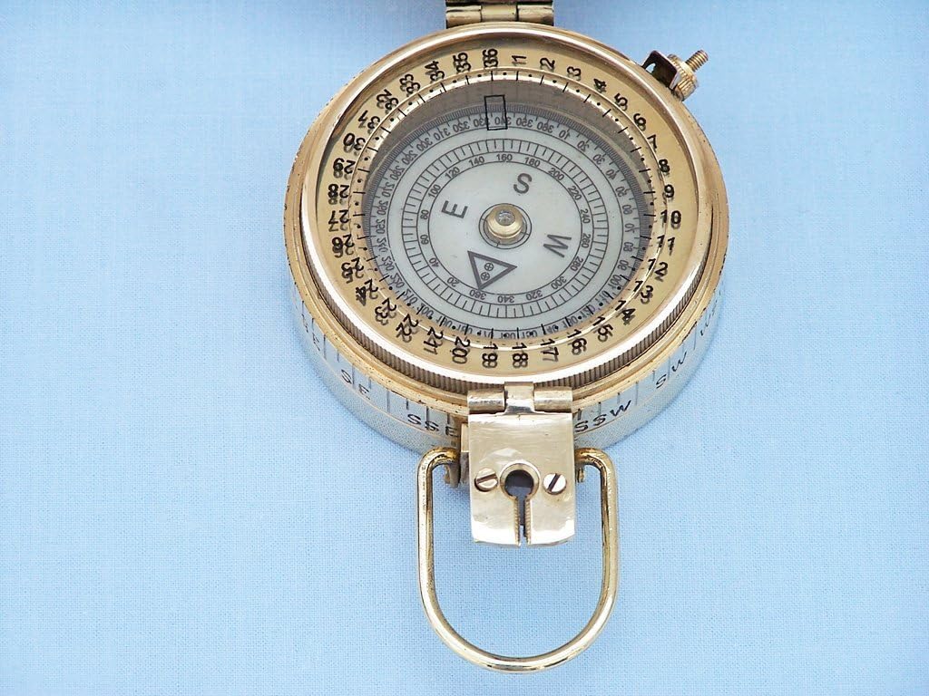 NAUTICALMART Brass Compass