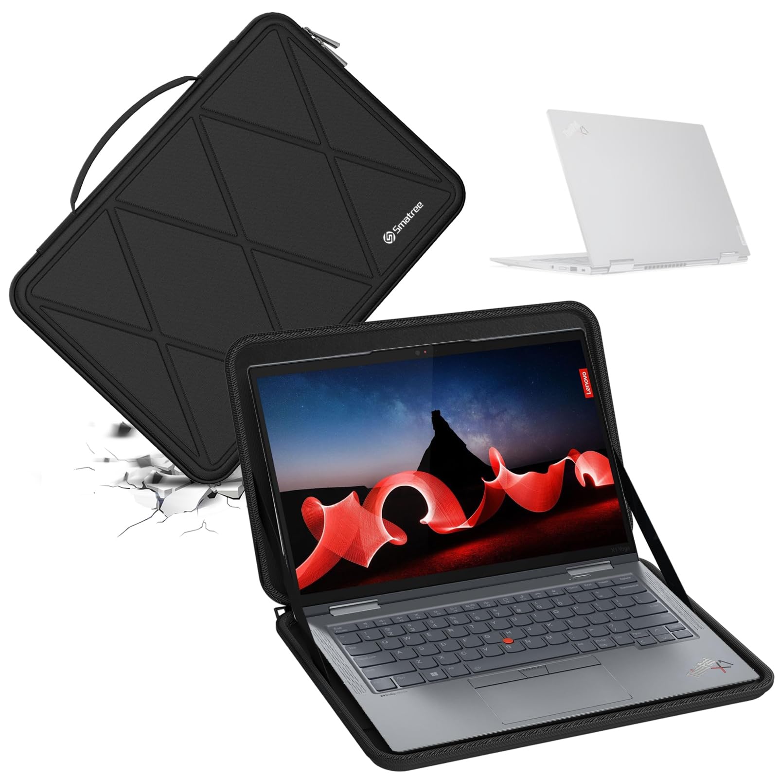 MCover Schutzhülle Für Lenovo ThinkPad X1 Yoga Gen 4/5 - Blaue Hülle Für 14 Zoll 2-in-1