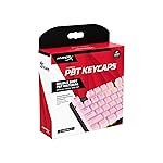 HyperX PBT Keycaps – Full Key Set, Double Shot PBT Material, (Layout), (Keys), Pink (519T9AA#ABA)