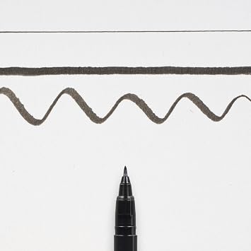 SAKURA PIGMA BRUSH PEN ARTISTIC BRUSH BRUSH MARKER - FINE - PROFESSIONAL USE, Black