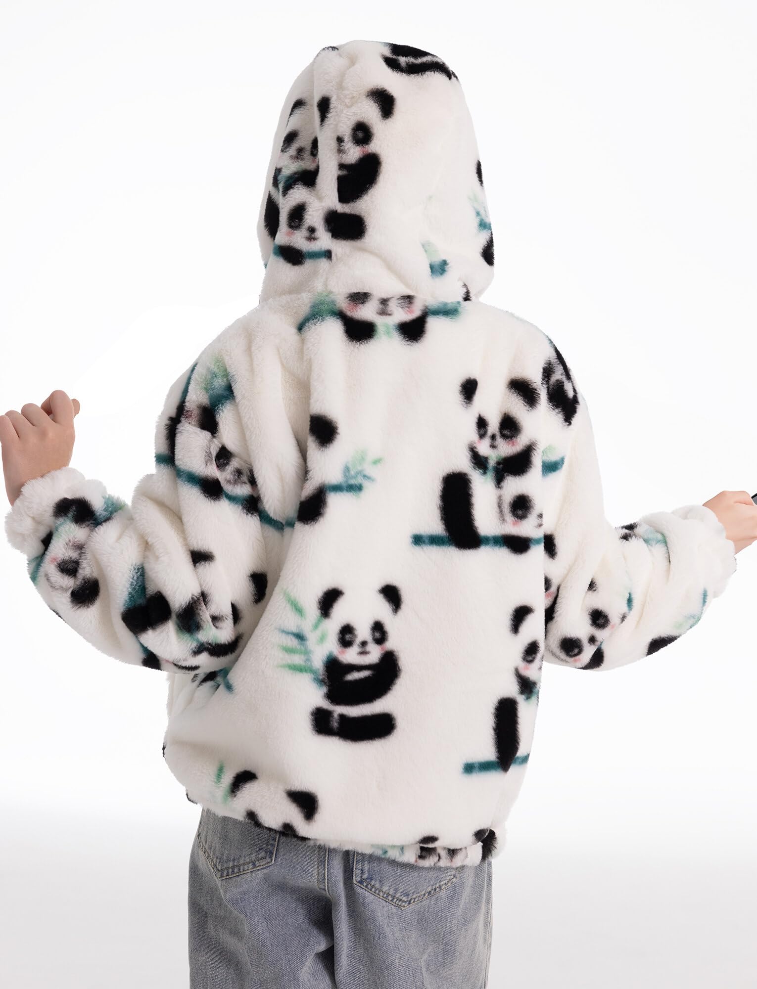 SEAUR Giacca da bambino con cappuccio in pile Cappotto mezza stagione Ragazzi Ragazze Giacca Autunno Inverno Spessa Calda per bambini Jacket Fleece