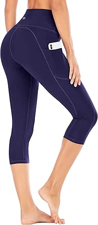 Legging Capri Old Navy Bleu Marine, Taille XL, Idéal Yoga Et Sport