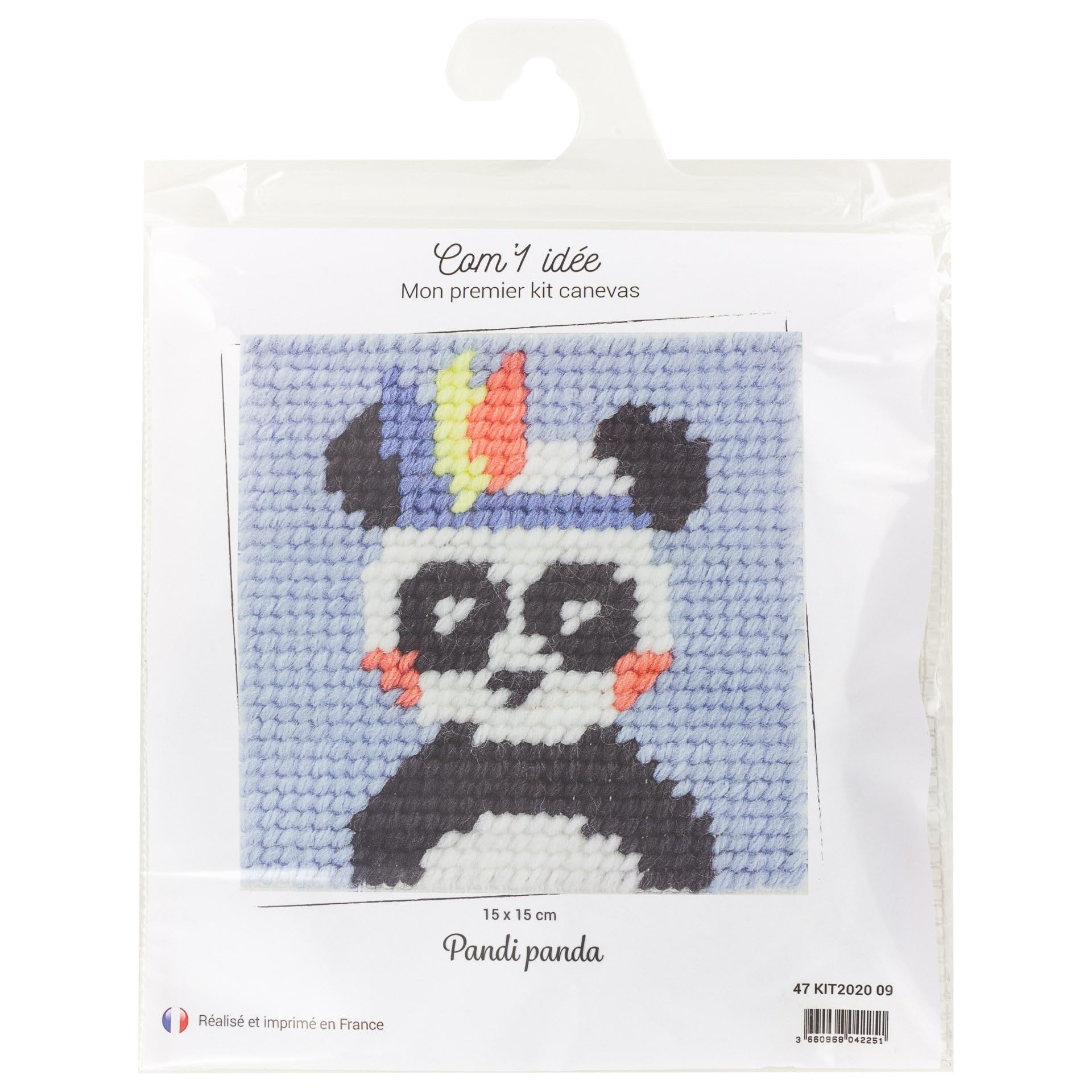 Kit Point De Croix Ferme Campagne 40x50cm - Toile 11CT Imprimée + Fils - Débutant - Broderie Complète