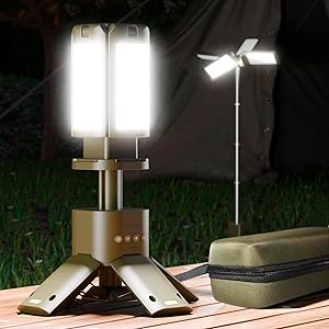 HAGOOGI ランタン ledランタン キャンプライト 「1台5役・業界最初の焚火色」 折りたたみ式 14000mAh 大容量