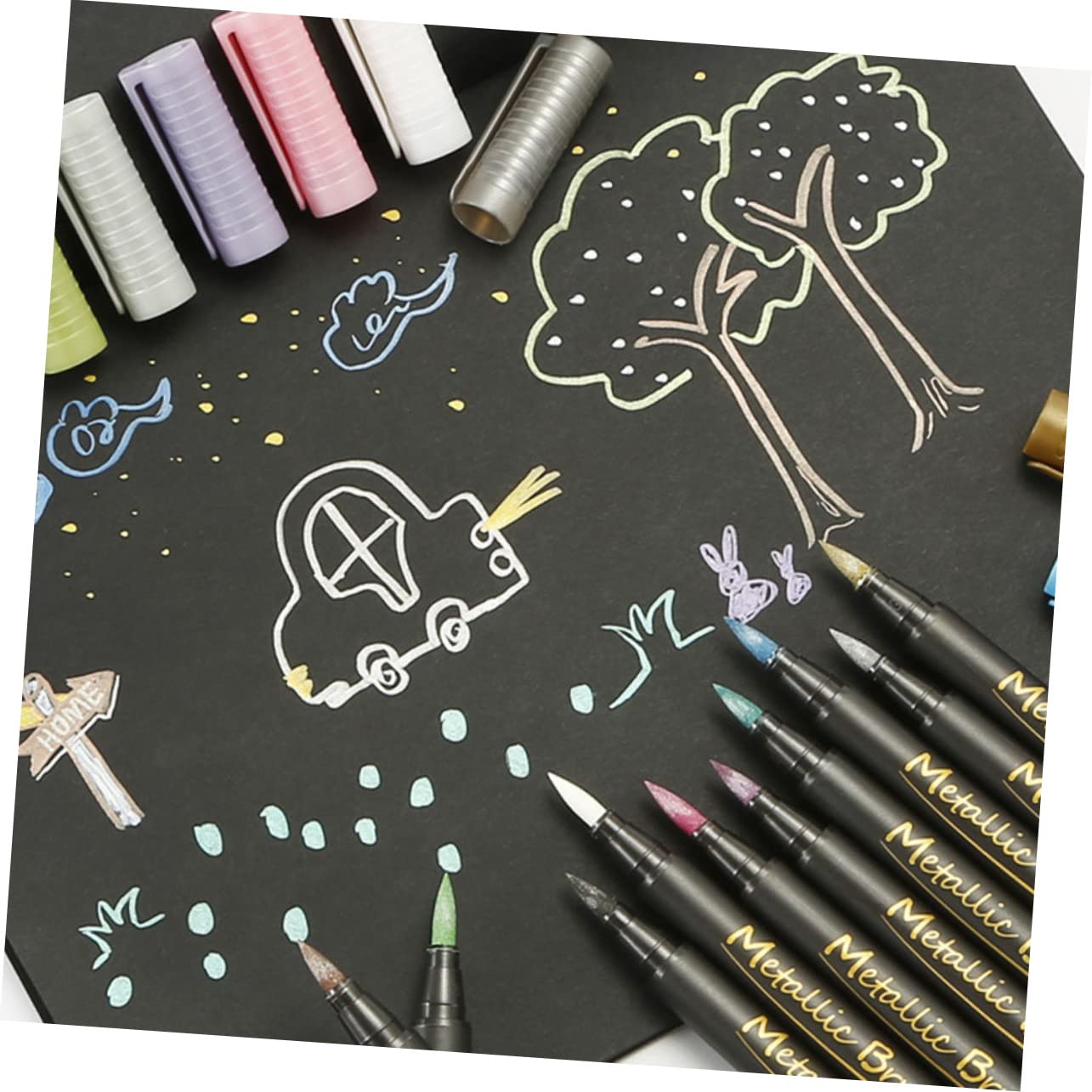 10pezzi Metallici Professionali Per Marcatura Penne Facili Usare Per e Scrapbooking