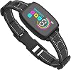 Optional-shock Anti Bark Collars for Dogs, KitGody Rechargeable Anti-Bark Collar for Dogs 8-120lbs, IP67 Waterproof Dog Bark Collar with 4 Training Modes & 8 Sensitivity Levels, No Barking Training