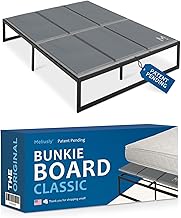 Meliusly Premium 10mm Bunkie Board Queen Size (60x80'') Patent Pending Low Profile Bed Board Design - Breathable, Noise Minimizing, Moisture Resistant Bunkieboards, Low Profile Bed Support