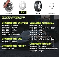 Vista 3 de Customadeonly Espaciadores de Llanta 5x120 para Camaro 2010-2024, Impala 2014-2020, Corvette C8 2020-2024, CTS 2008-2019, CT5 2020-2023