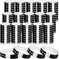 Vista 22 de Henoyso 600 pulseras de plástico de colores surtidos para eventos, pulsera de vinilo de plástico para eventos, identificación de banda de brazo