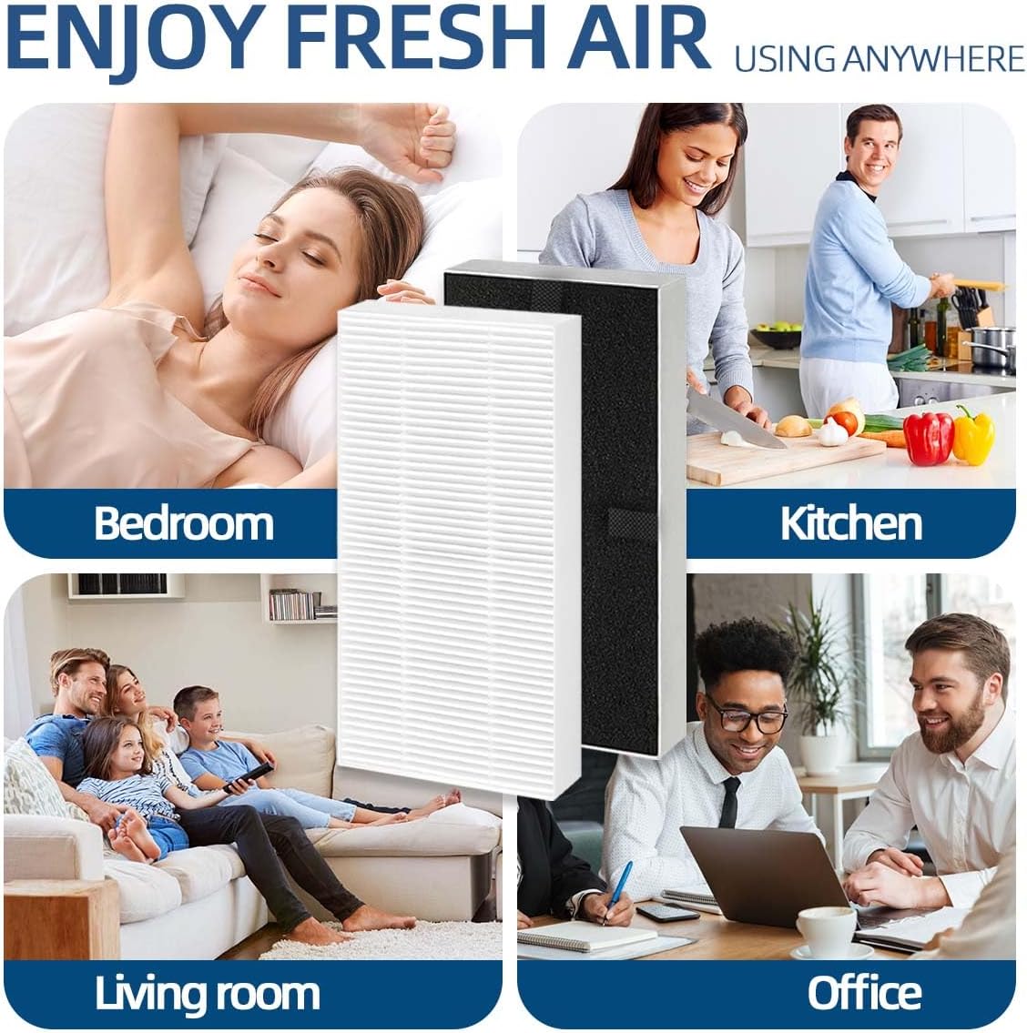 Homecarely 2 Pack Filter U for Febreze FRF102B HRF201B HHT270 HHT290 Compatible With Honeywell Filter U - Image 5