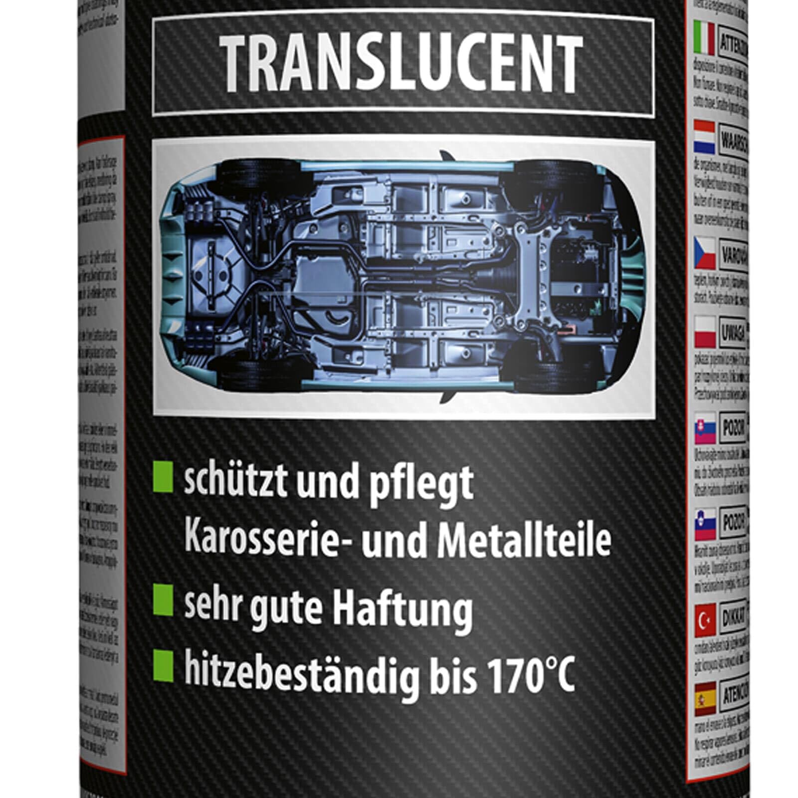 BandelOne enthält 6x 1L PETEC Multi Ubs Wax Transparent Transculent Saugdose Unterbodenschutz