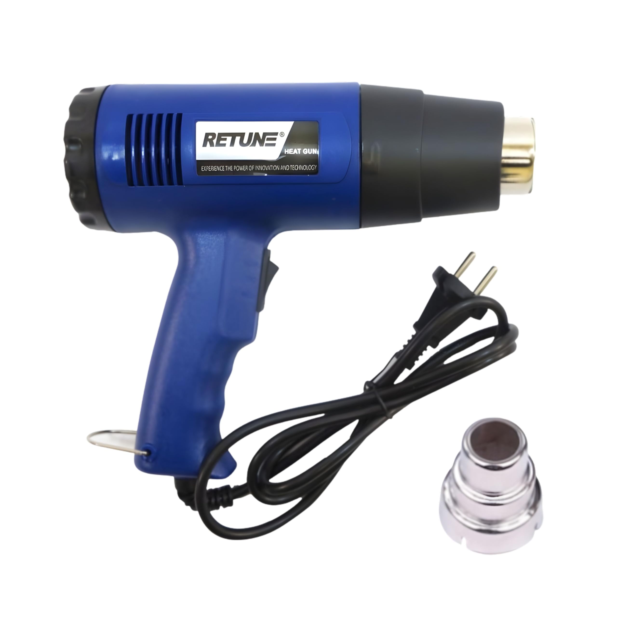 Yasta Pistola Termica Professionale 1800W - Termosoffiatore ad Aria Calda 400°C/600°C con Selettore Doppia Intensità (Min/Max) - Ideale per Cake Design, Lavorazione Isomalto, Sverniciatore Elettrico