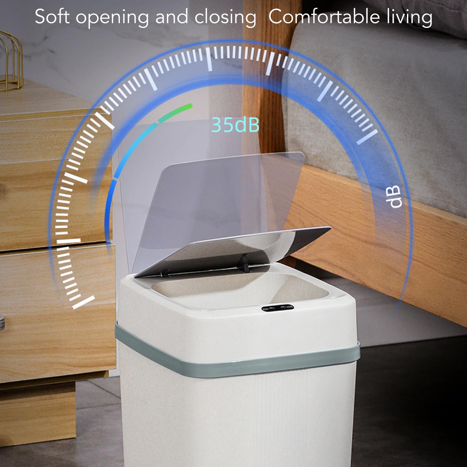 Prullenbak Smalle slimme dump Badkamer Prullenbak Toilet Vuilnisemmer Vuilnisbak automatische sensor prullenbak keukenaccessoires kopen vanaf een prijs van 41