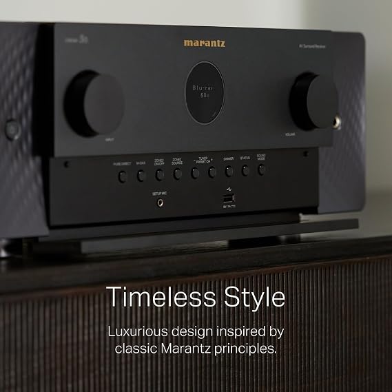 Cinema 50 Premium 9.4 Channel AV Receiver Powered by HEOSTM with Dolby Atmos, 110 W, 8K, and 6 HDMI Inputs