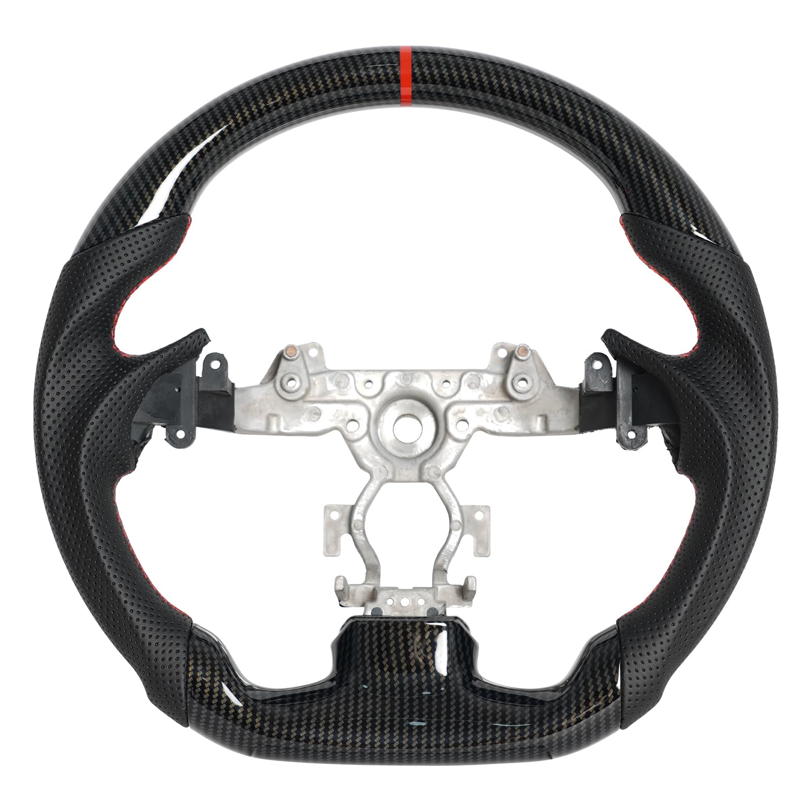 JIANGGAI Hydro-Dip Carbon Fiber Steering Wheel Fit For Infiniti G37 G37X 2007-2013 Automotive Car Steering Wheel