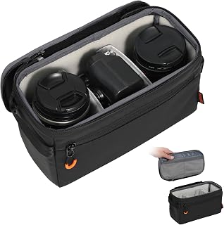 TARION Kamera Einsatztasche Gepolsterte Innentasche mit Abnehmbare Decke