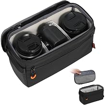 TARION Padded Camera Insert Bag Protective Framed DSLR Inner Case Organizer