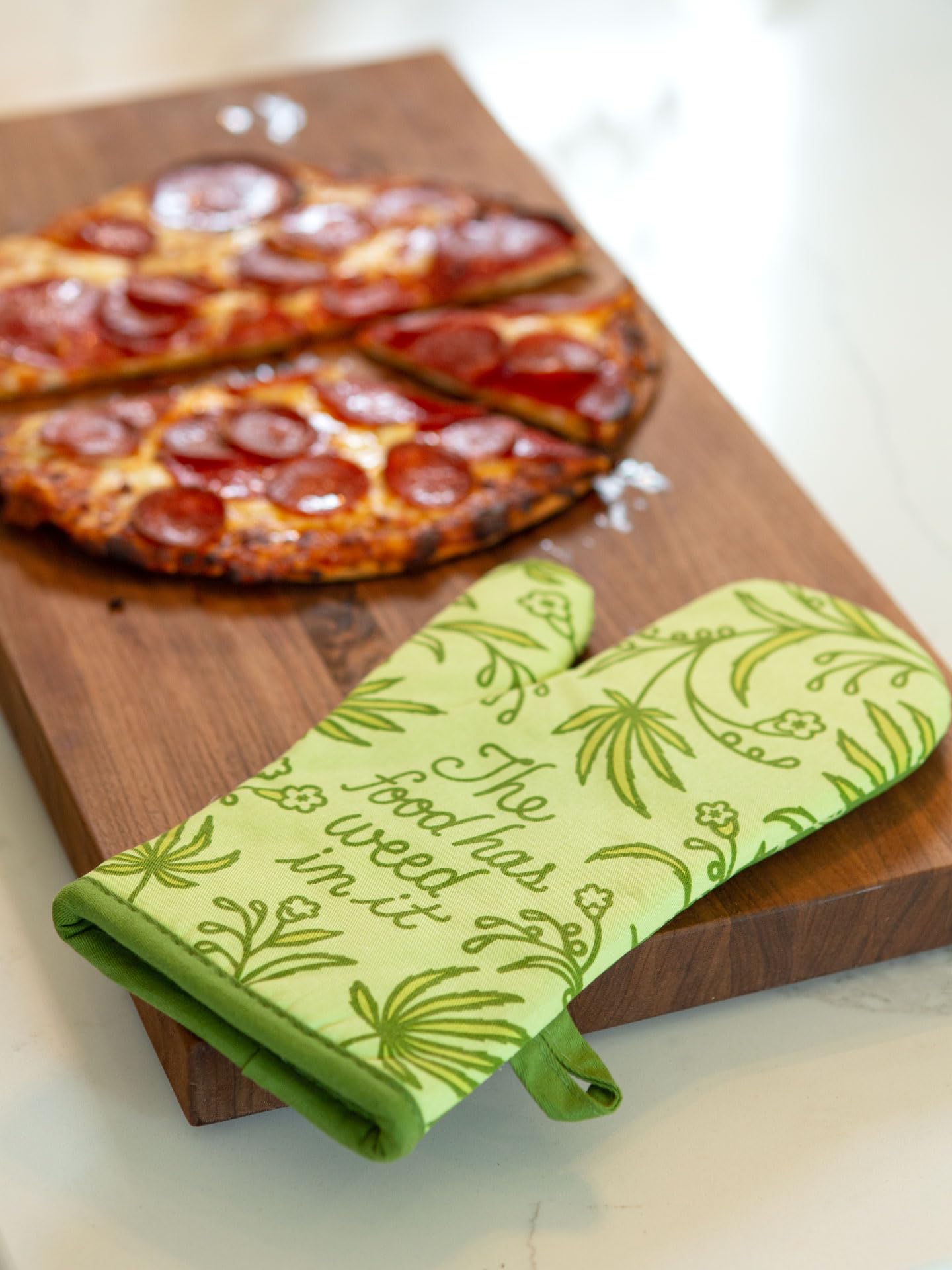 Blue Q Oven Mitts - Cute Kitchen Accessories & Kitchen Gifts - Weed in Food view 6